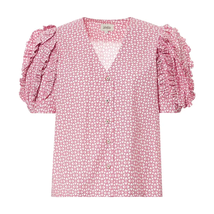 Blouse Bellini Liberty | Rouge- Image produit n°0
