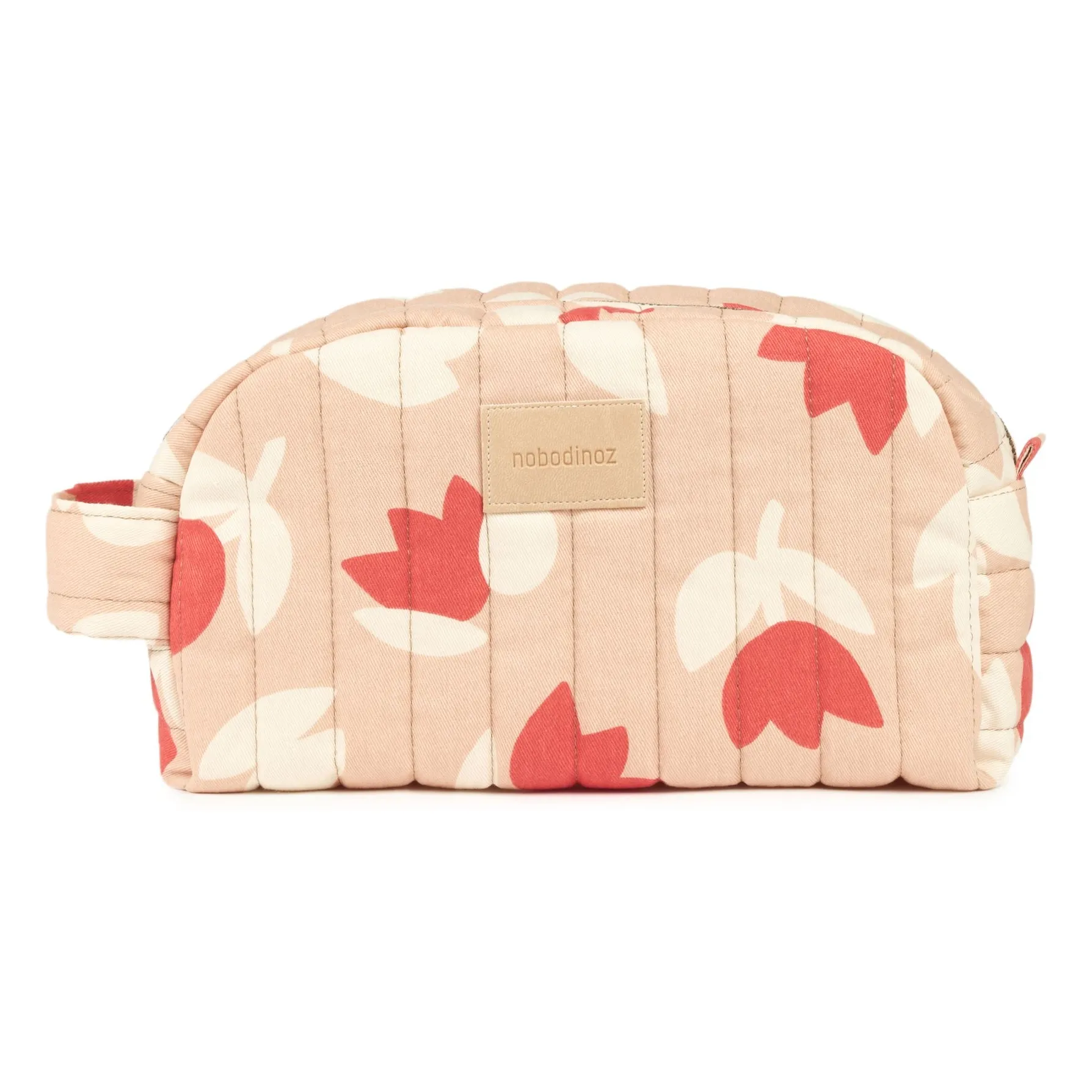Nobodinoz Red Hyde Park Tulip Waterproof Toiletry Bag
