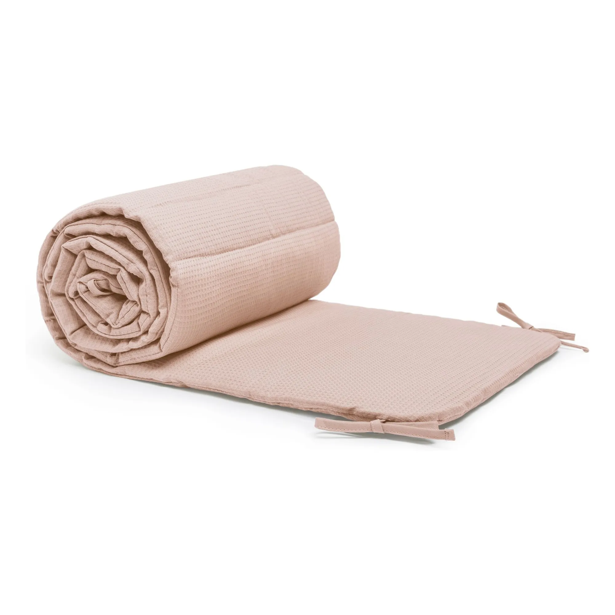 Nobodinoz Pale Pink Nest Opera Bumper Pad