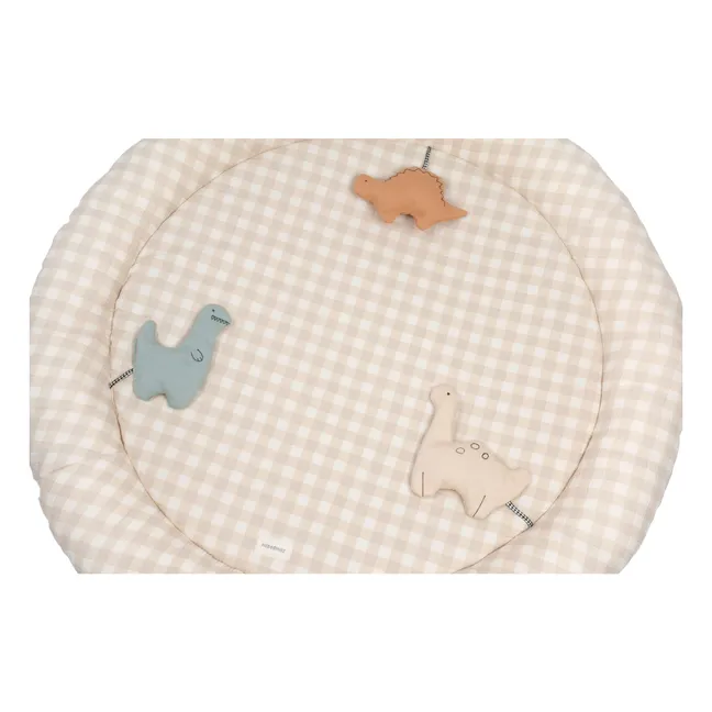 Tapis d'éveil et ses accessoires Dinosaures | Beige
