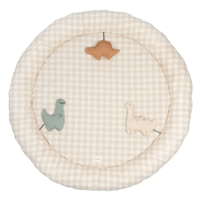Tapis d'éveil et ses accessoires Dinosaures | Beige