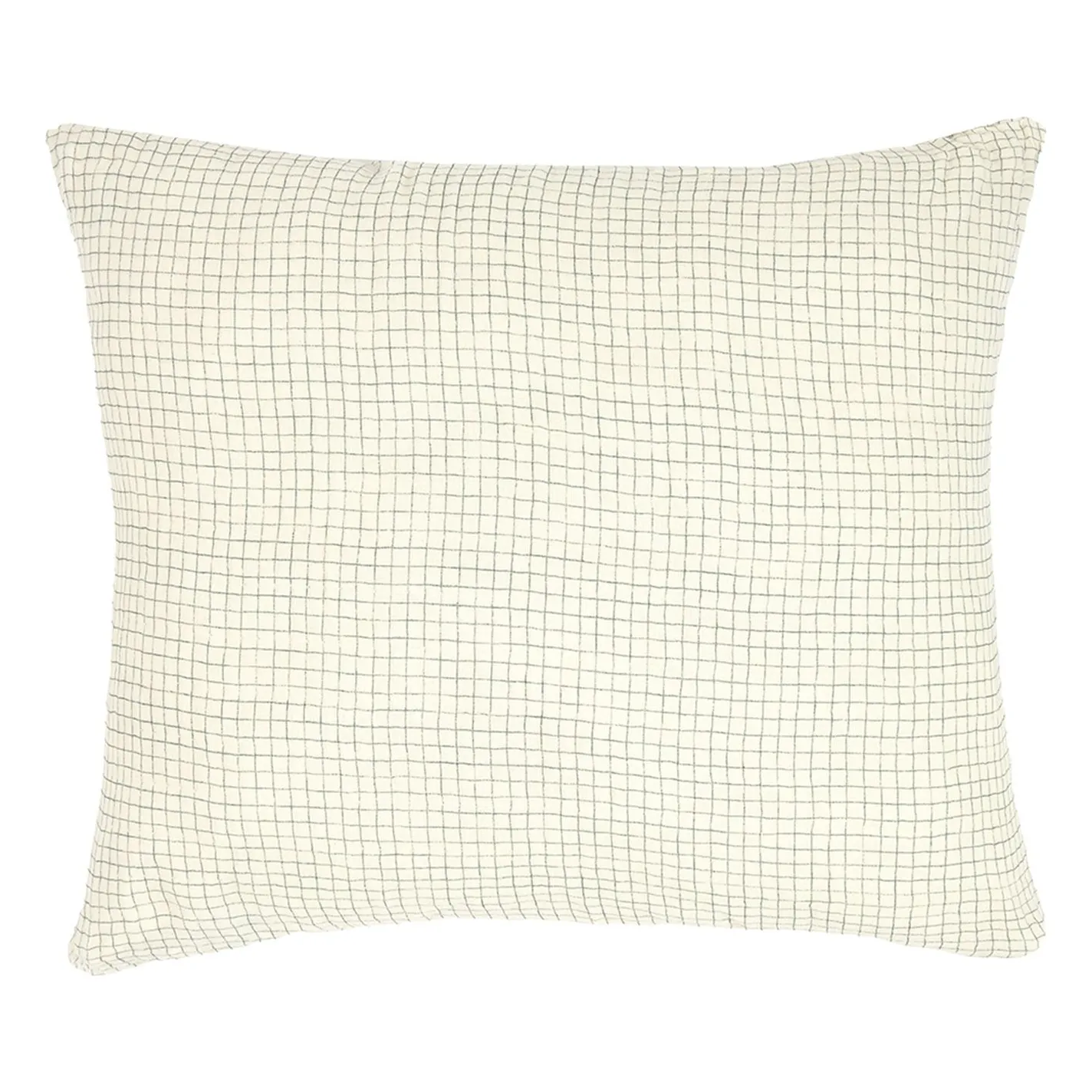 Nobodinoz Blue Wabi-Sabi Grid Pillowcase