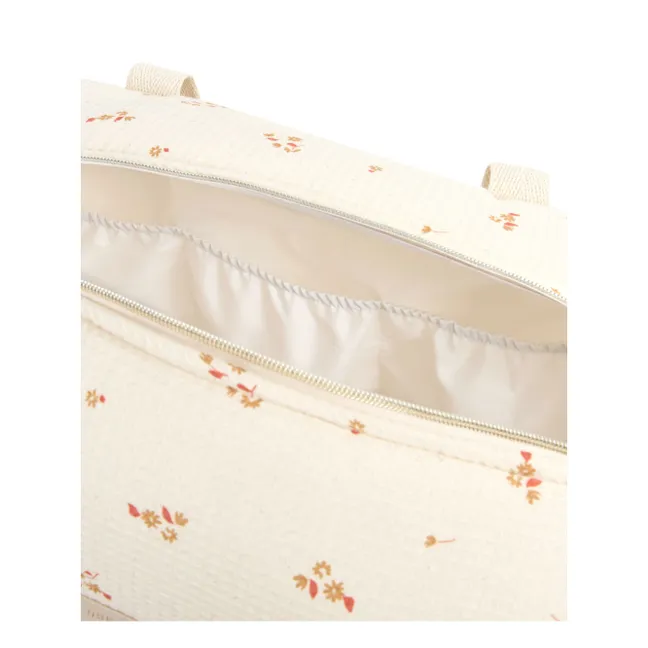 Sac de maternité imperméable en coton bio Opéra Lily | Ecru