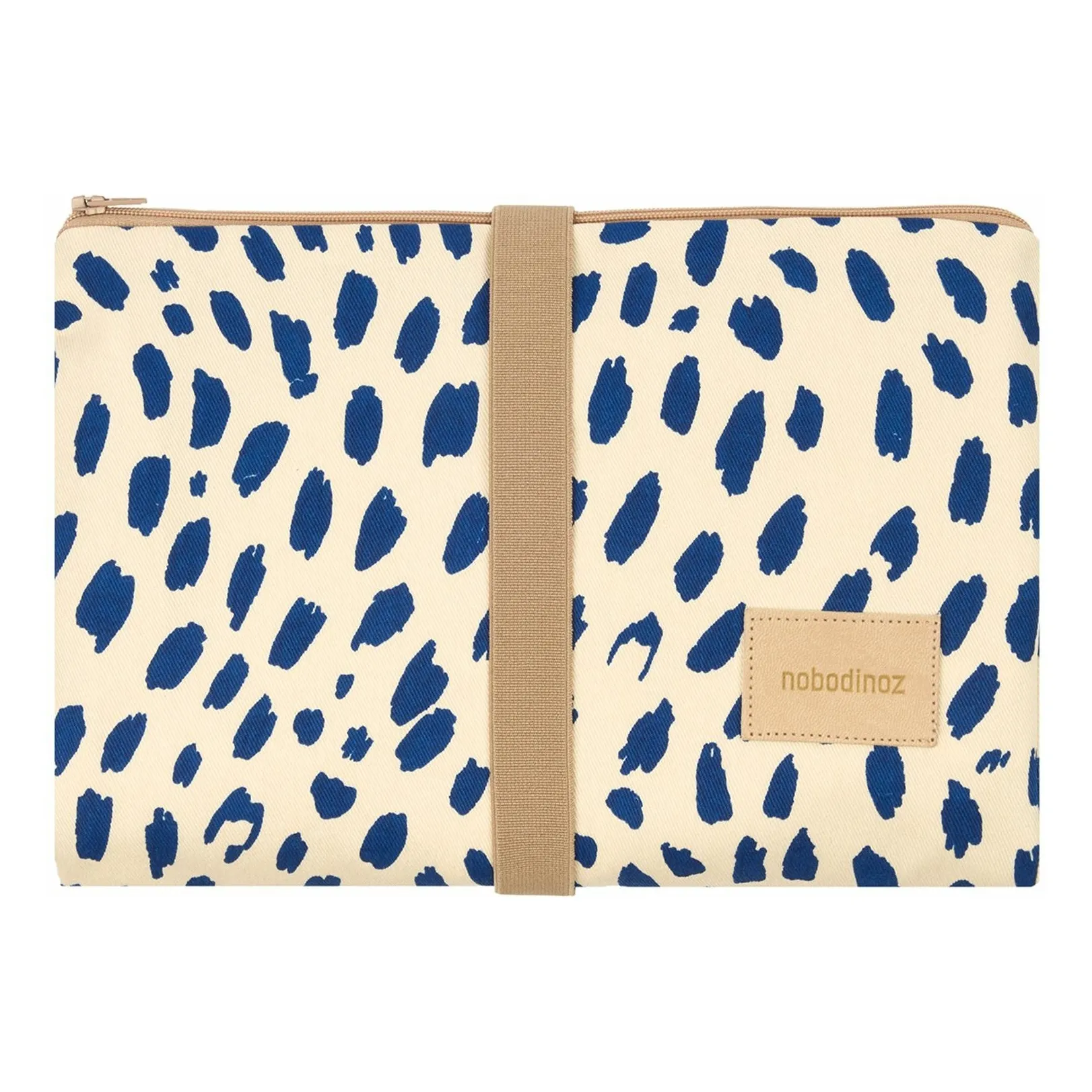 Nobodinoz Blue Travel Changing Mat Hyde Park Leonie