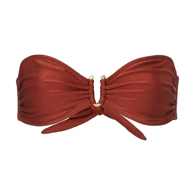 Haut de Maillot de Bain Bandeau | Sienne