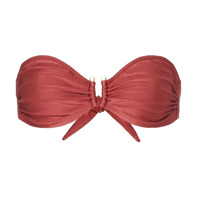 Haut de Maillot de Bain Bandeau | Vieux Rose