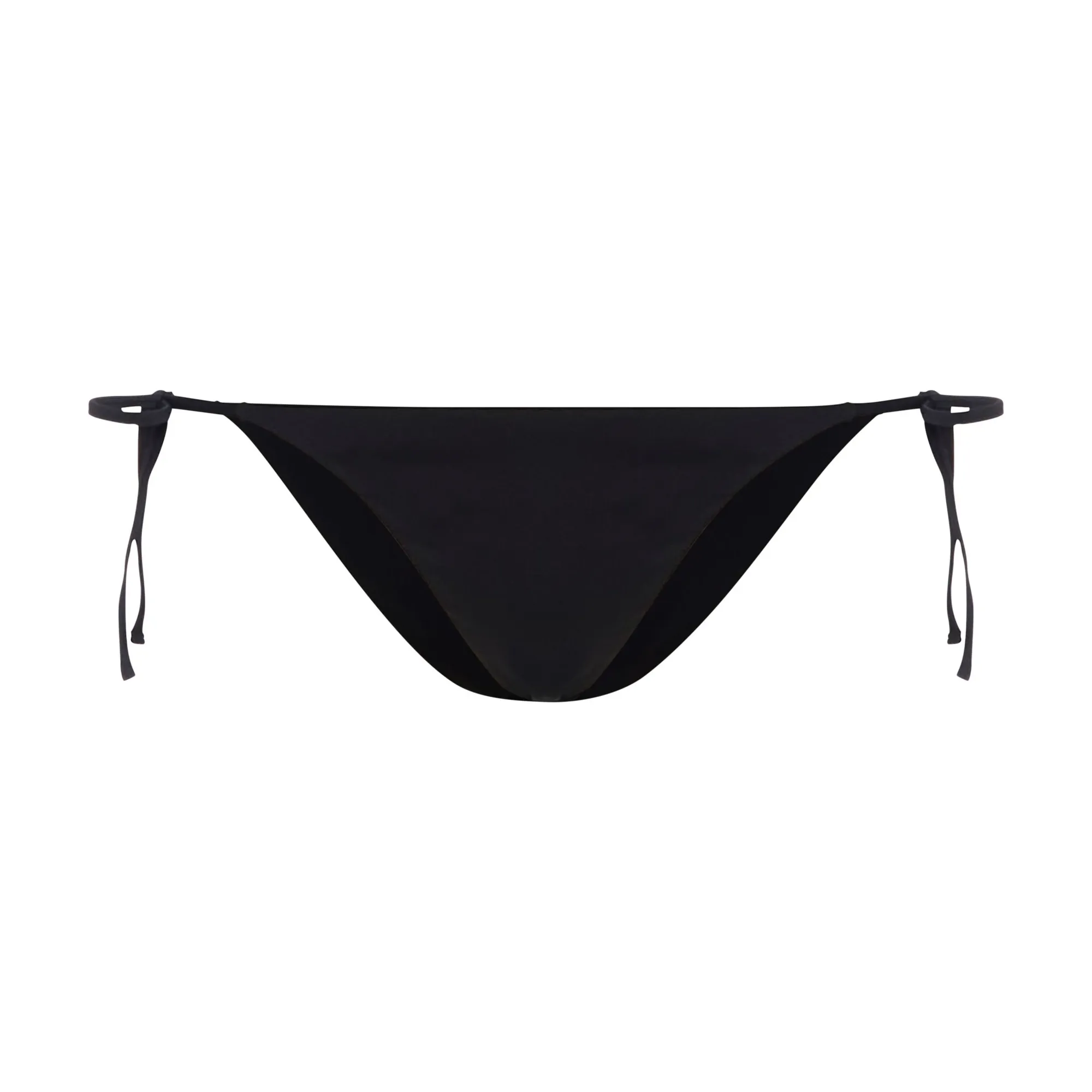 Alma Deia Black Knotted And Gathered Swimsuit Bottom