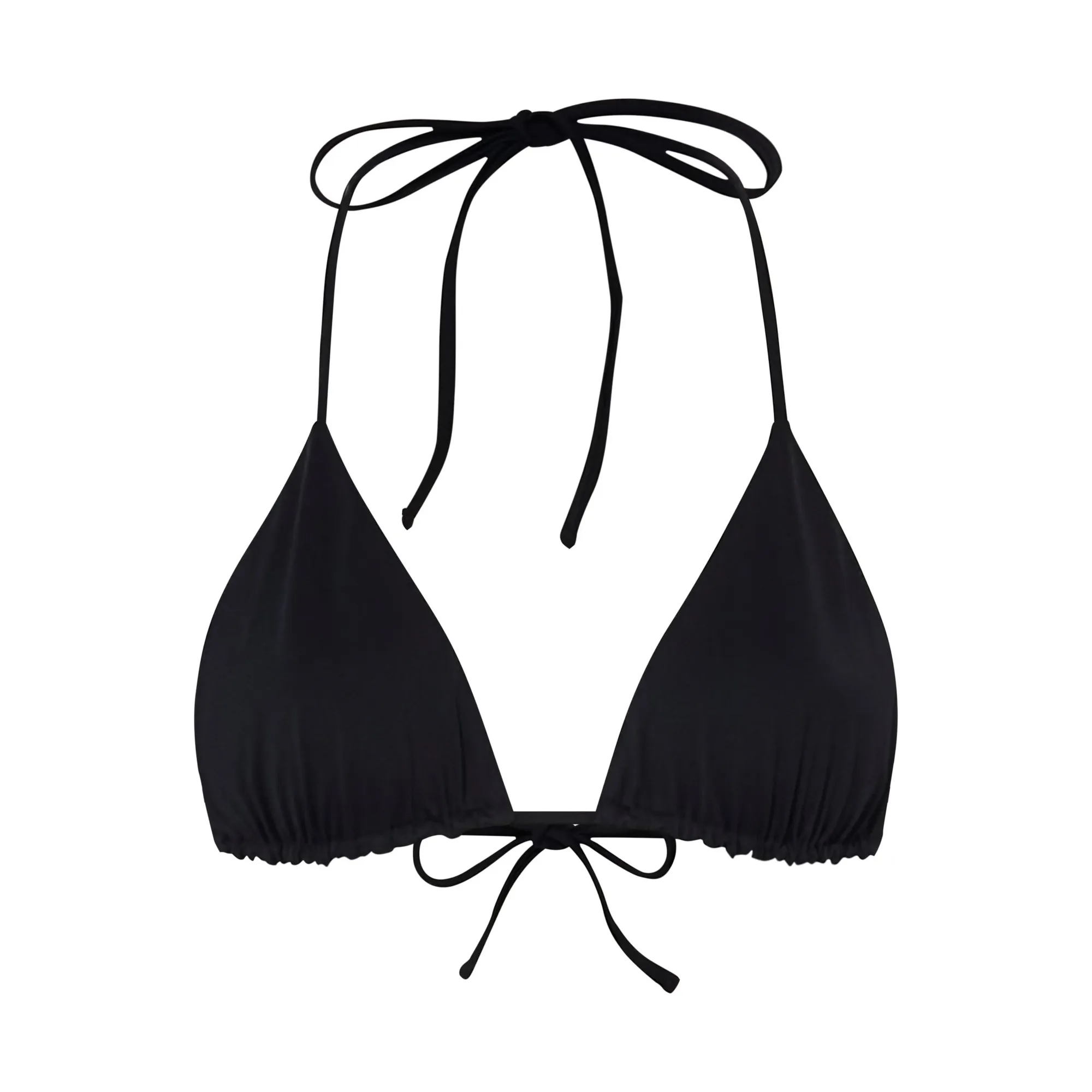 Alma Deia Black Triangle Swimsuit Top