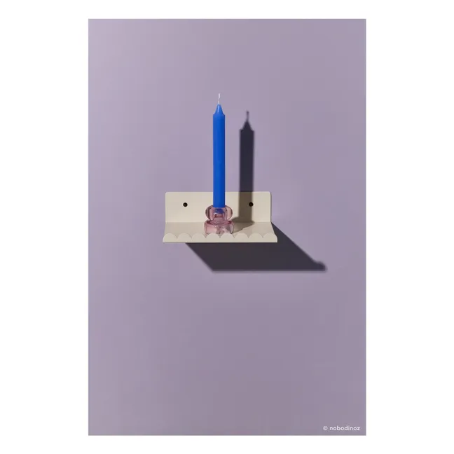 Etagère murale Vibes 20x16 cm | Ivoire