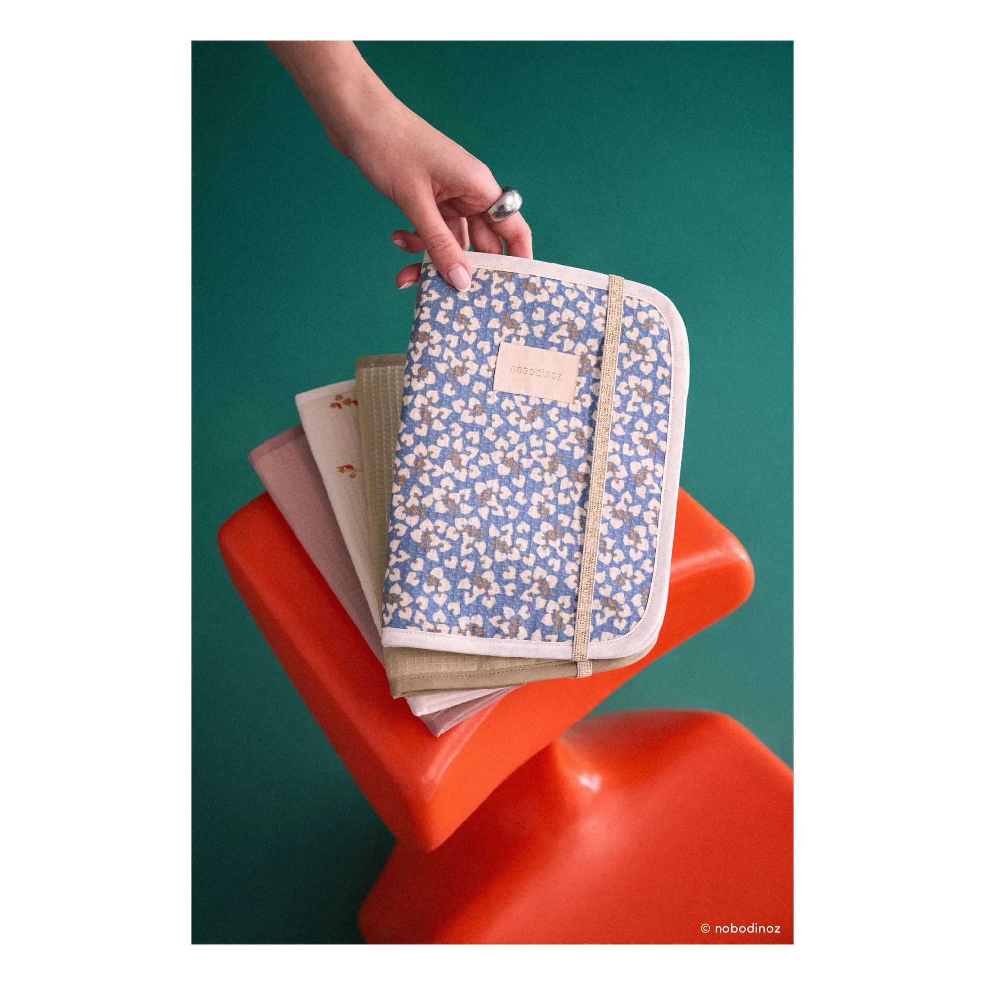 Protège-carnet Poema Opera Lily | Ecru- Image produit n°1