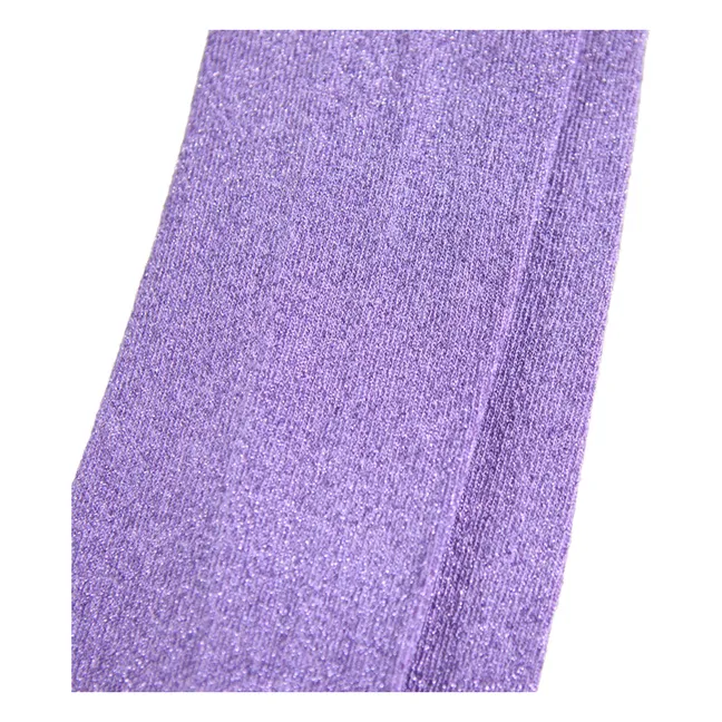 Collants Pailletés | Violet