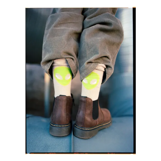 Lot de 2 Paires de Chaussettes Norman Alien | Noir