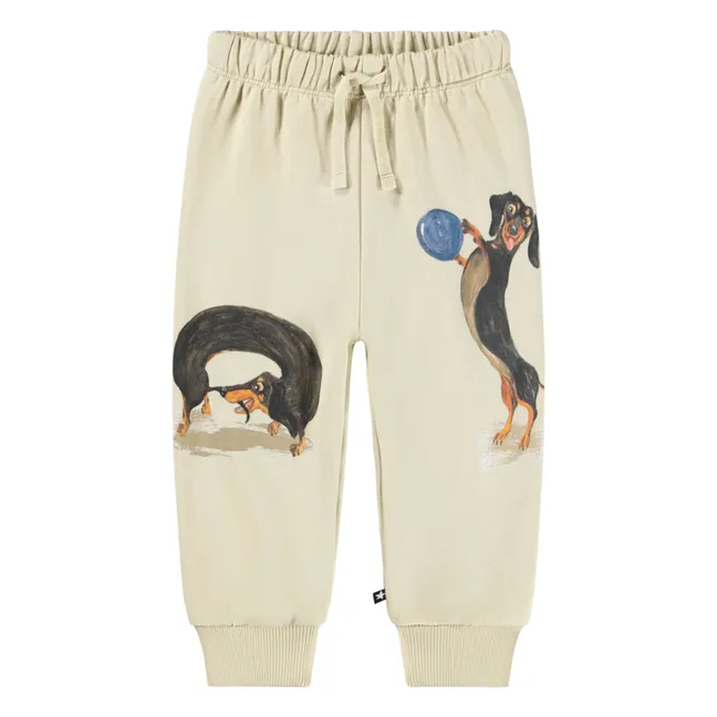 Jogger Simeon Dog Play Coton Bio | Ecru