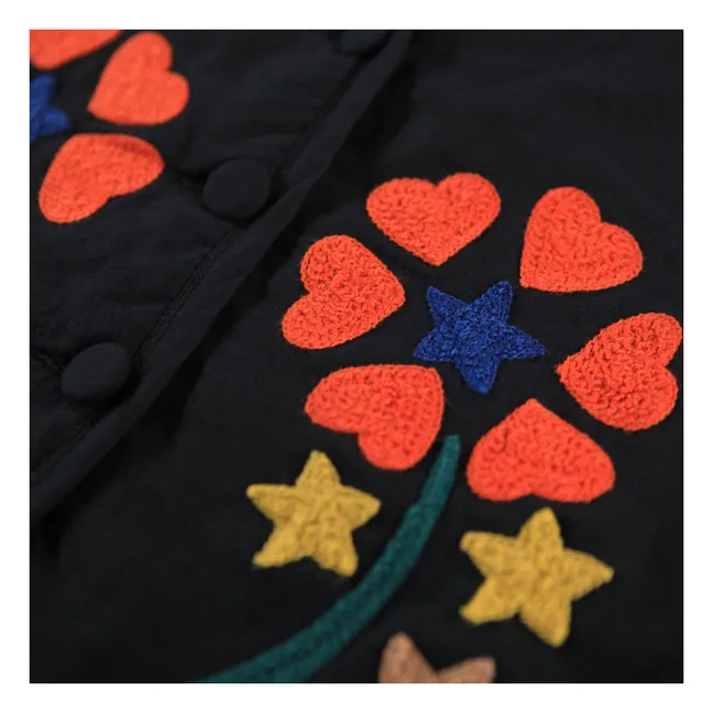 Helma Sleeveless Vest | Black