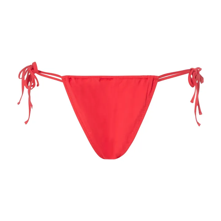 Bas De Maillot De Bain A  Nouer | Rouge- Image produit n°3