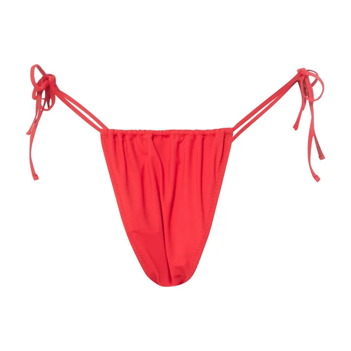 Bas De Maillot De Bain A  Nouer | Rouge- Image produit n°1