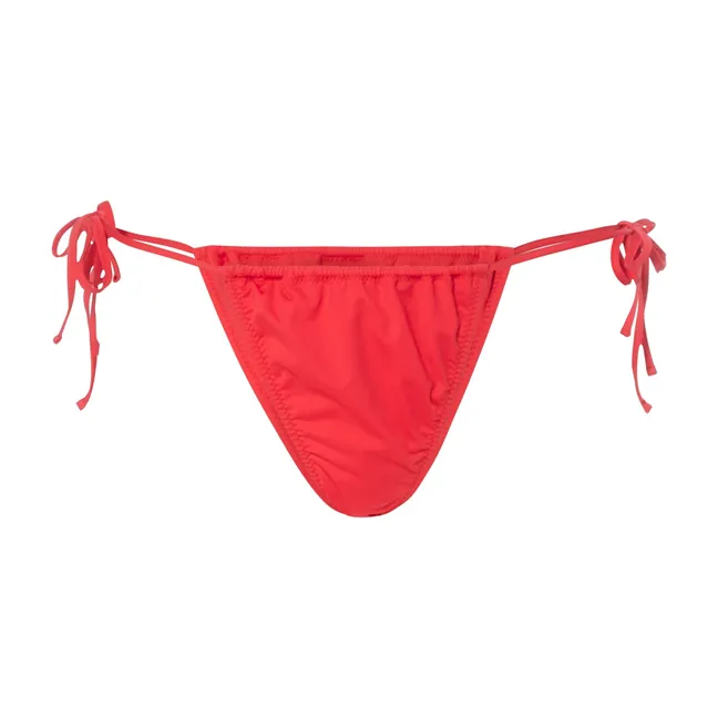 Tie Side Bikini Bottom | Red