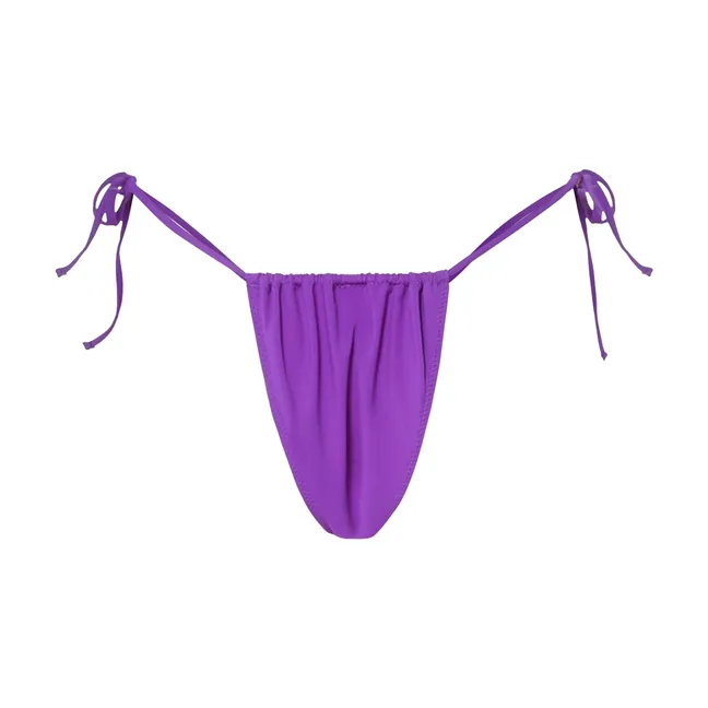 Tie Side Bikini Bottom | Purple