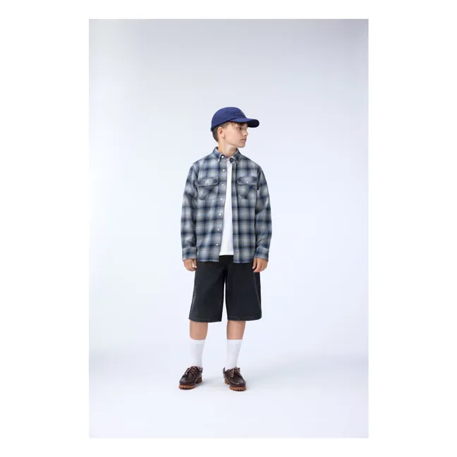 Rozzy organic cotton shirt | Navy blue