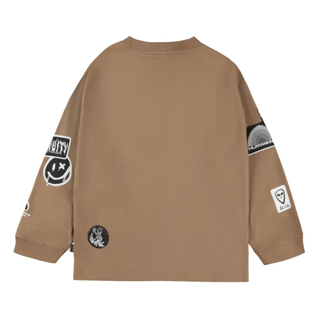 Rube organic cotton T-shirt | Brown