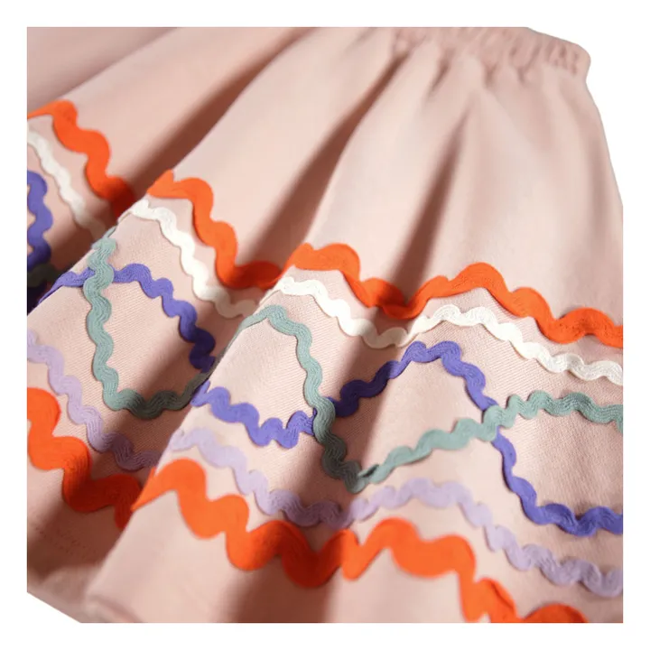 Jupe Barbera Coton Bio | Rose poudré- Image produit n°2