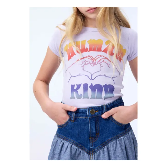 T-shirt Rhiannon Coton Bio | 	Lilas