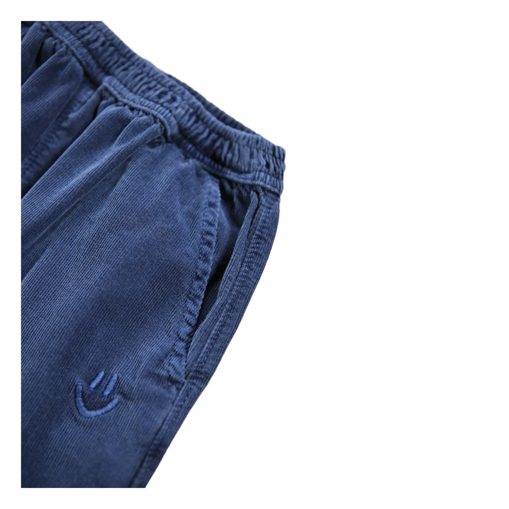 Pantalon Sois Coton Bio | Bleu marine- Image produit n°3
