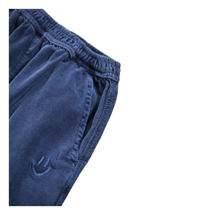 Pantalon Sois Coton Bio | Bleu marine- Image produit n°3