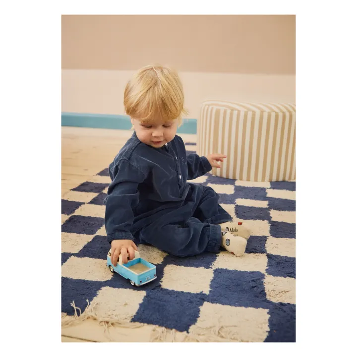 Pantalon Sois Coton Bio | Bleu marine- Image produit n°1