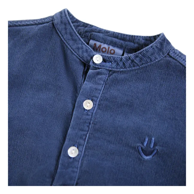 Chemise Enoz Coton Bio | Bleu marine