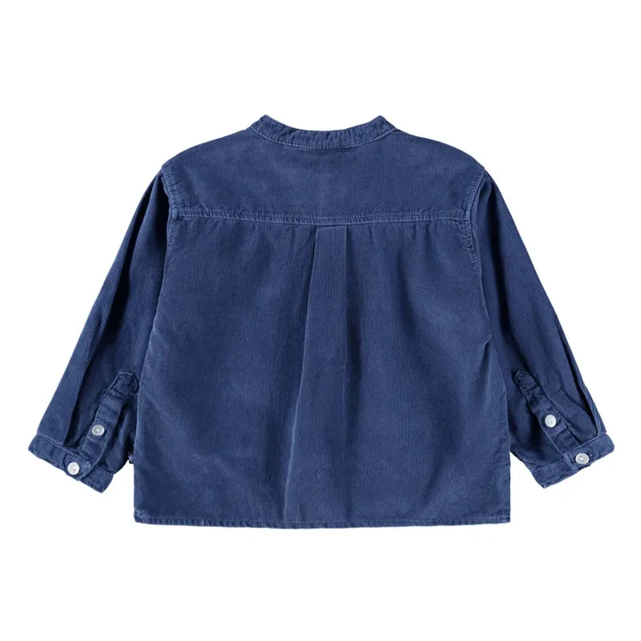 Chemise Enoz Coton Bio | Bleu marine- Image produit n°2