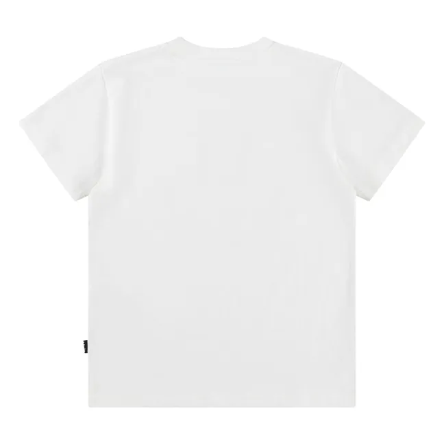 T-shirt Roxo Coton Bio | Blanc