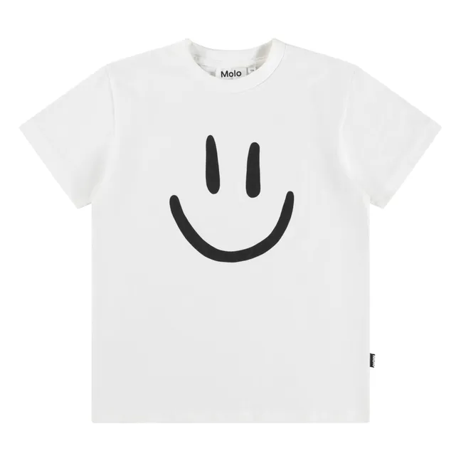 T-shirt Roxo Coton Bio | Blanc