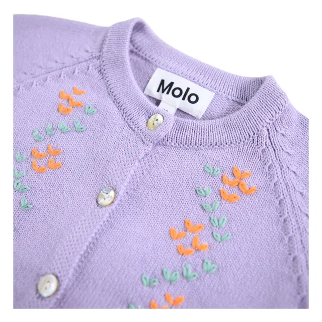 Cardigan Gilli Coton Bio | Violet
