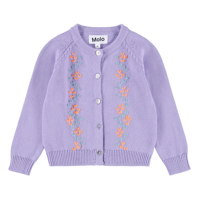 Cardigan Gilli Coton Bio | Violet