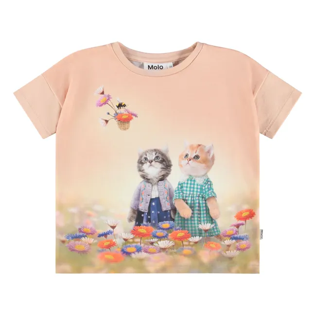 T-Shirt Raeesa Bio-Baumwolle | Puderrosa