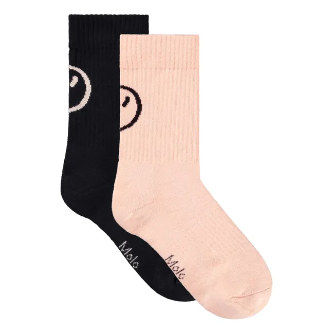 Lot de 2 Paires de Chausettes Norman | Rose