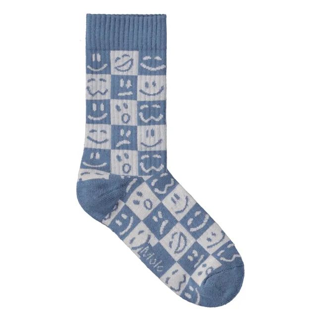 Lot de 2 Paires de Chaussettes Norman Smiles | Bleu