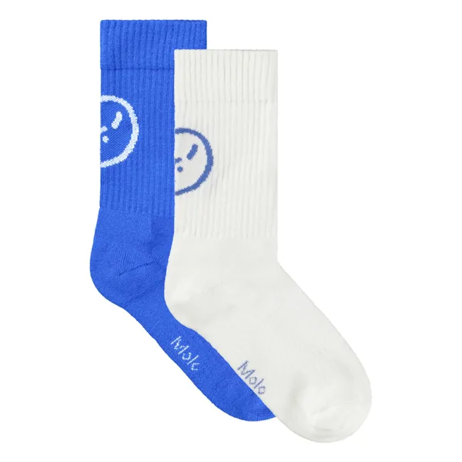 Lot de 2 Paires de Chaussettes Norman Smiles | Bleu