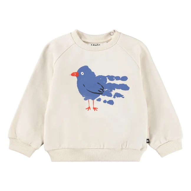 Sweat Disc Bird Coton Bio | Beige