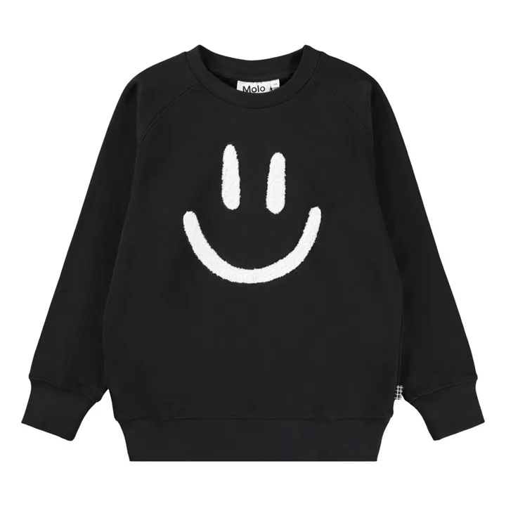 Sweat Mike Coton Bio | Noir- Image produit n°0