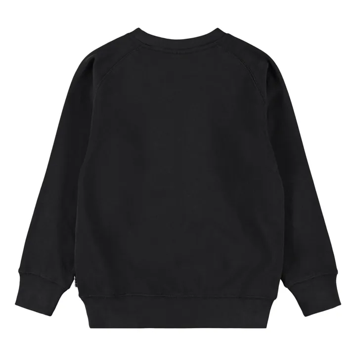 Sweat Mike Coton Bio | Noir- Image produit n°1