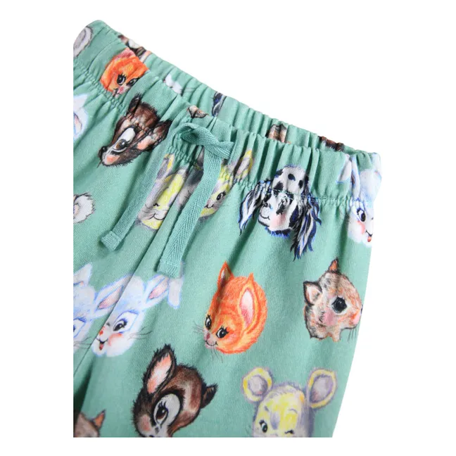 Jogger Simeon Itty Bitty Coton Bio | Vert