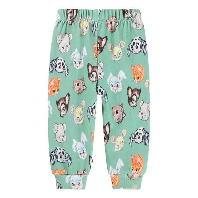 Jogger Simeon Itty Bitty Coton Bio | Vert