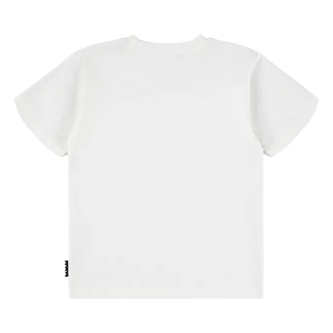 T-shirt Riley Smiley Coton Bio | Blanc