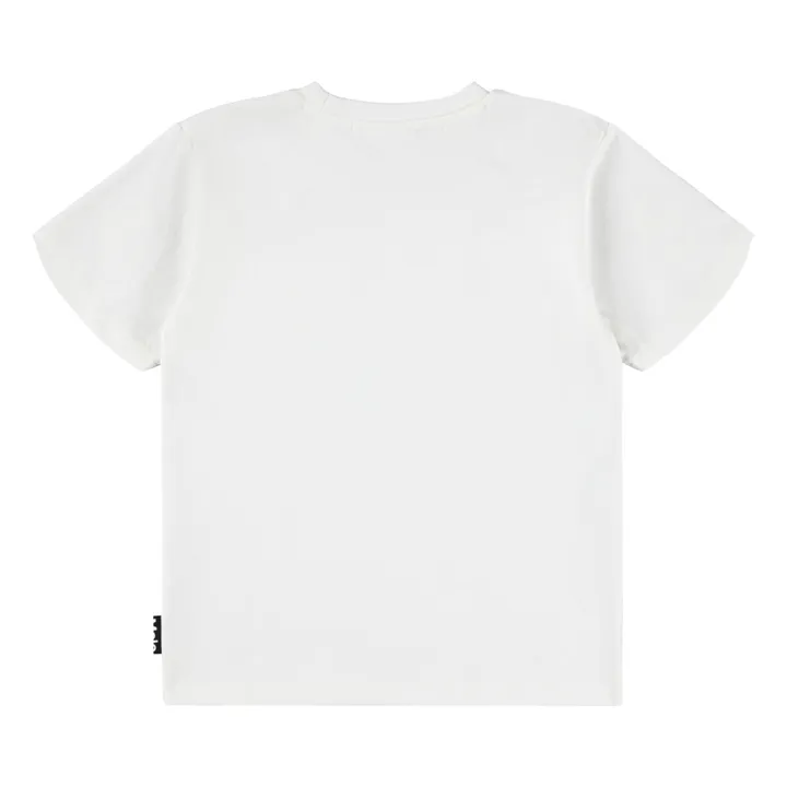 T-shirt Riley Smiley Coton Bio | Blanc- Image produit n°3