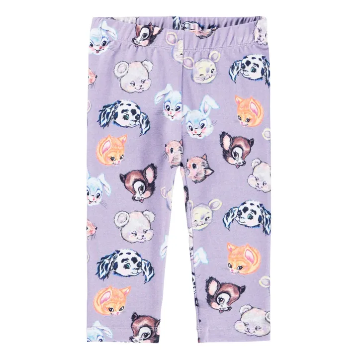 Legging Stefanie Coton Bio | 	Lilas- Image produit n°0