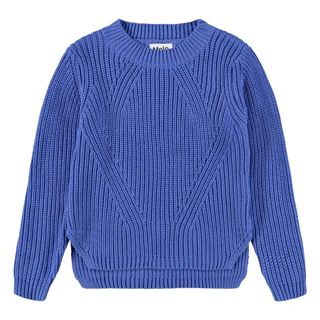 Pull Gillis Coton Bio | Bleu