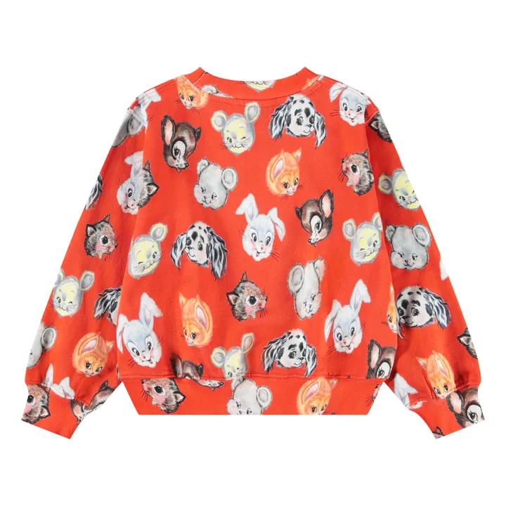 Sweat Marge Coton Bio | Orange- Image produit n°1