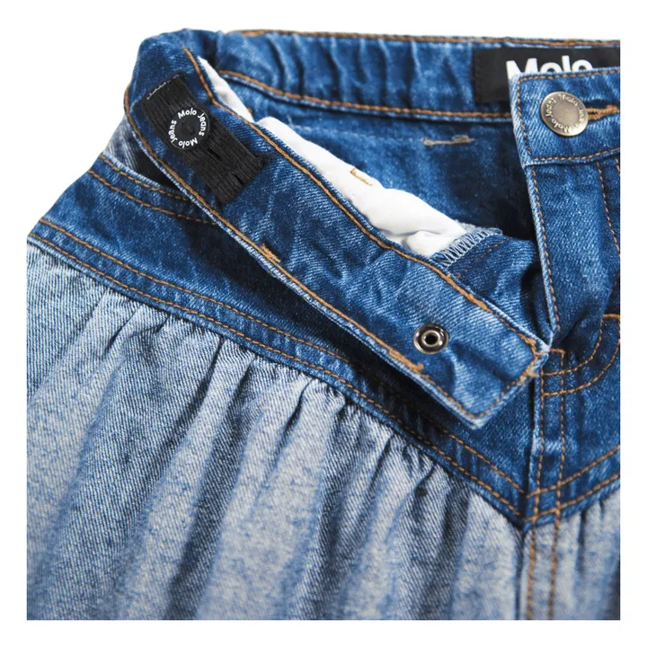 Jupe Becca Coton Bio | Denim- Image produit n°4